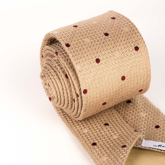 MATTABISCH BROWN PAISLEY TIE | MENS - Picture 3 of 4